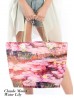 Water Lily Oil Painting Shoulder Bag
